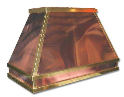 Copper and Brass Range Hood