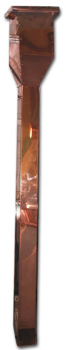 Copper Downspout & Collector Box