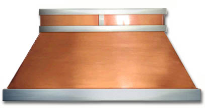 Copper and Stainless Steel Range Hood
